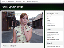 Tablet Screenshot of lisa-sophie-kusz.de